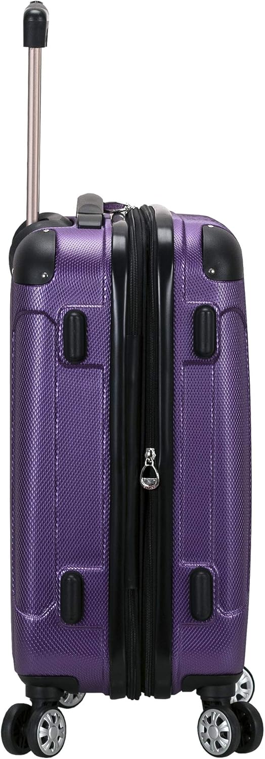 Rockland London Hardside Spinner Rad Gepäck, violett, 3-Piece Set (20/24/28), London Hartschalen-Kof