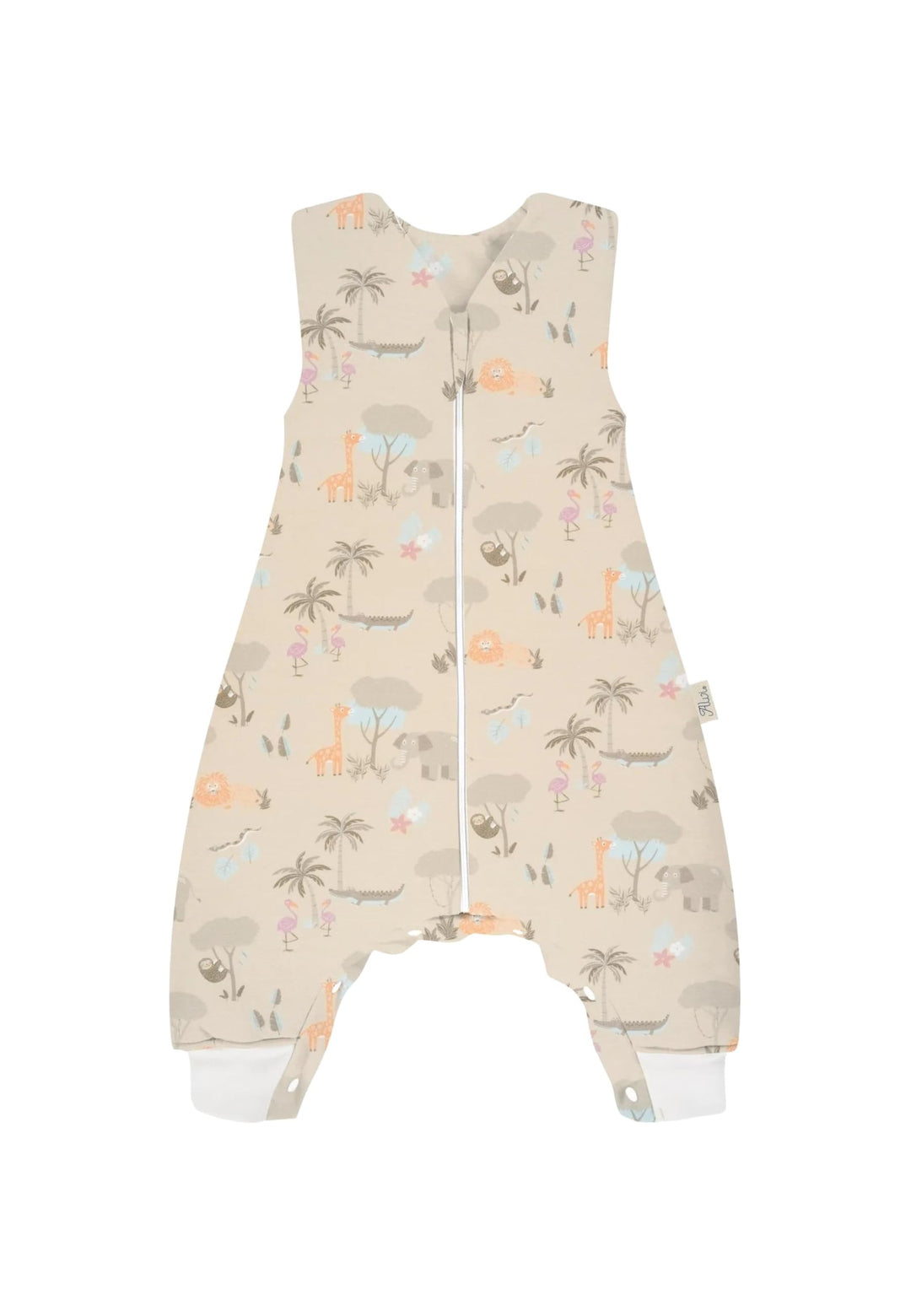 Alvi Sleep-Overall Light ideal für den Sommer, 0,5 TOG, Kurzarm, leicht, mit Reissverschluss 70 Dsch