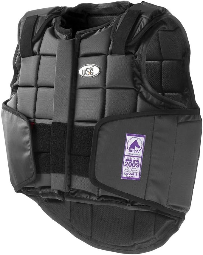 United Sportproducts Germany USG Kinder Sicherheitsweste Flexi, schwarz, S, 65671