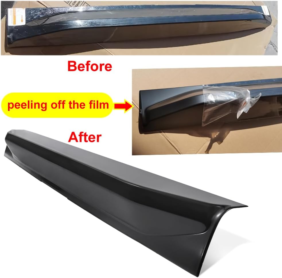 JHCHAN Heckklappenschutz Ladekantenschutz Spoiler Ladefläche Zubehör für Ford Ranger 2012-2022 T6 T7