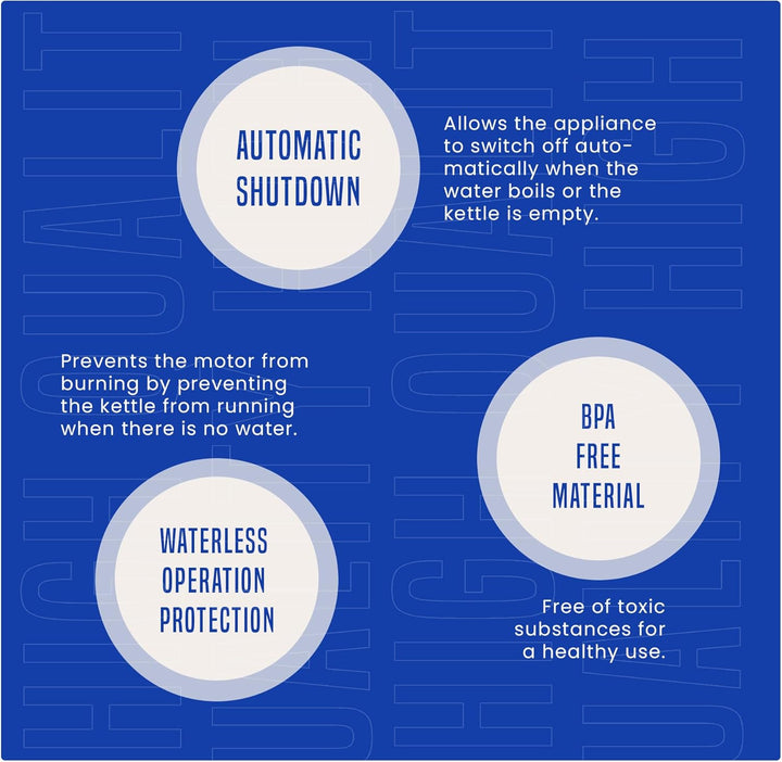 Leyf Glas Wasserkocher 1,8L - 1500W, BPA-frei, 360° drehbare Basis, LED-Beleuchtung, automatische Ab