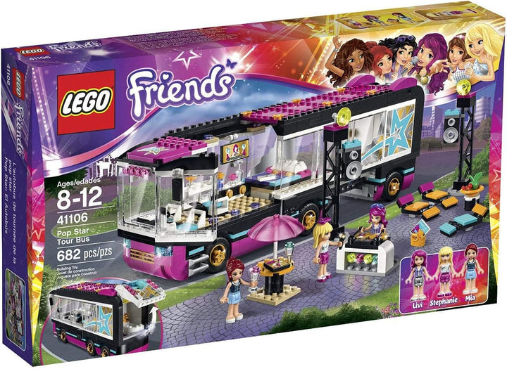 LEGO Friends 41106 Pop Star Tour Bus Building Kit