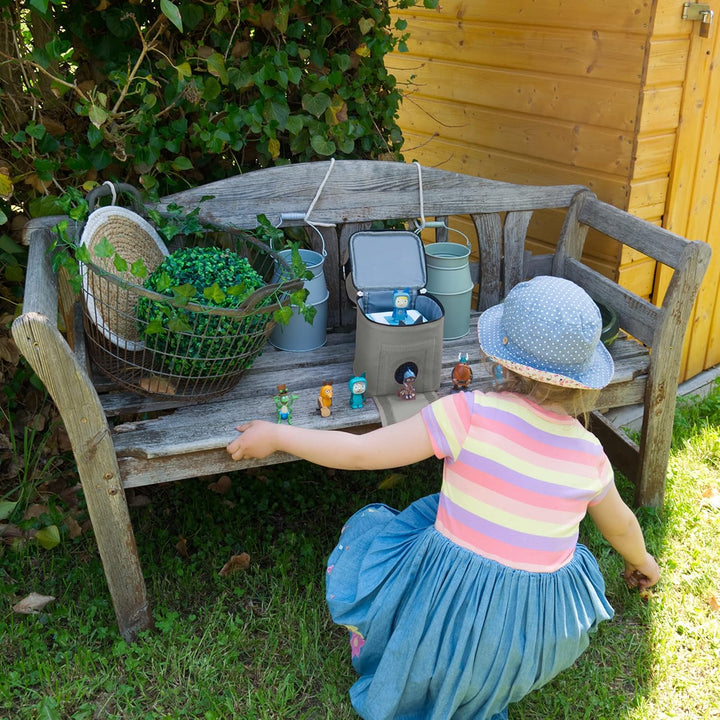 Punalu kompakte Tasche für die Toniebox und Zubehör mit Soundklappe, Platz für ca. 20 Tonies Hörfigu