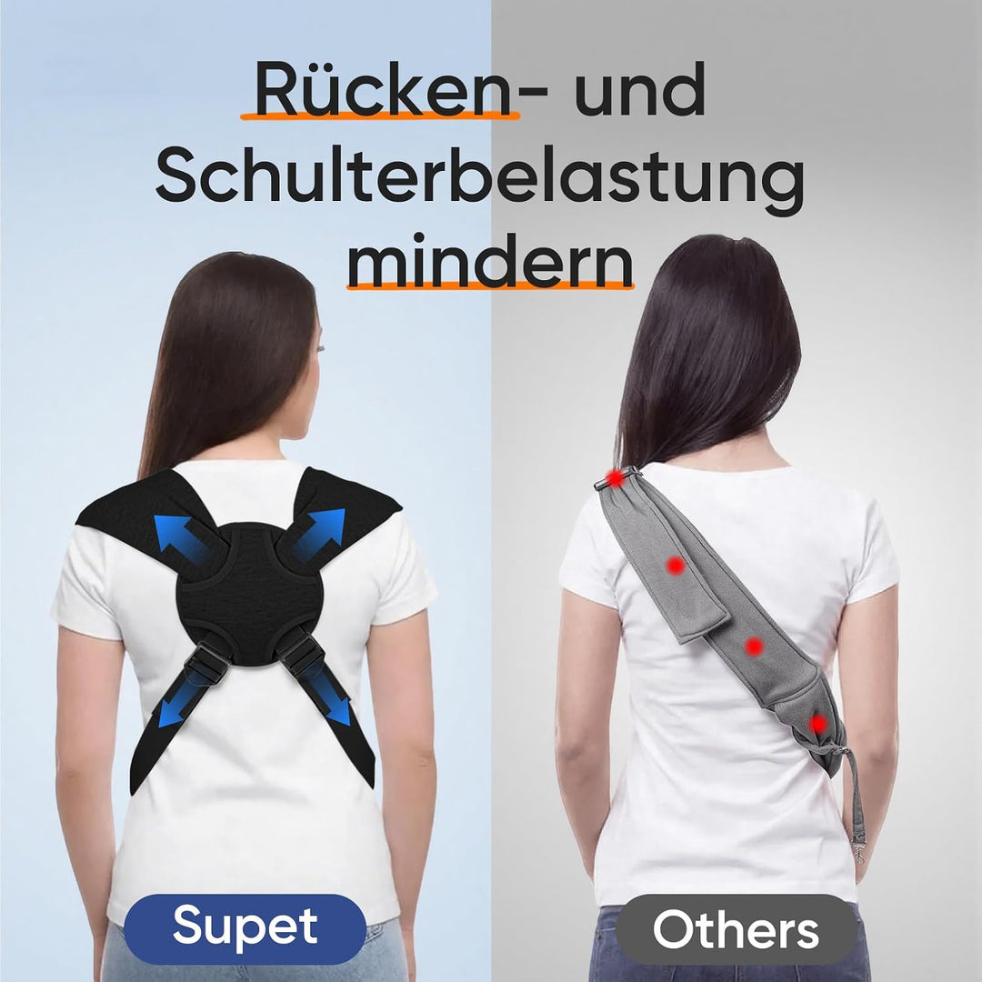 Supet hundetasche für kleine Hunde, Verstellbare Leichte & Atmungsaktive hundetragetasche, Welpen-Tr