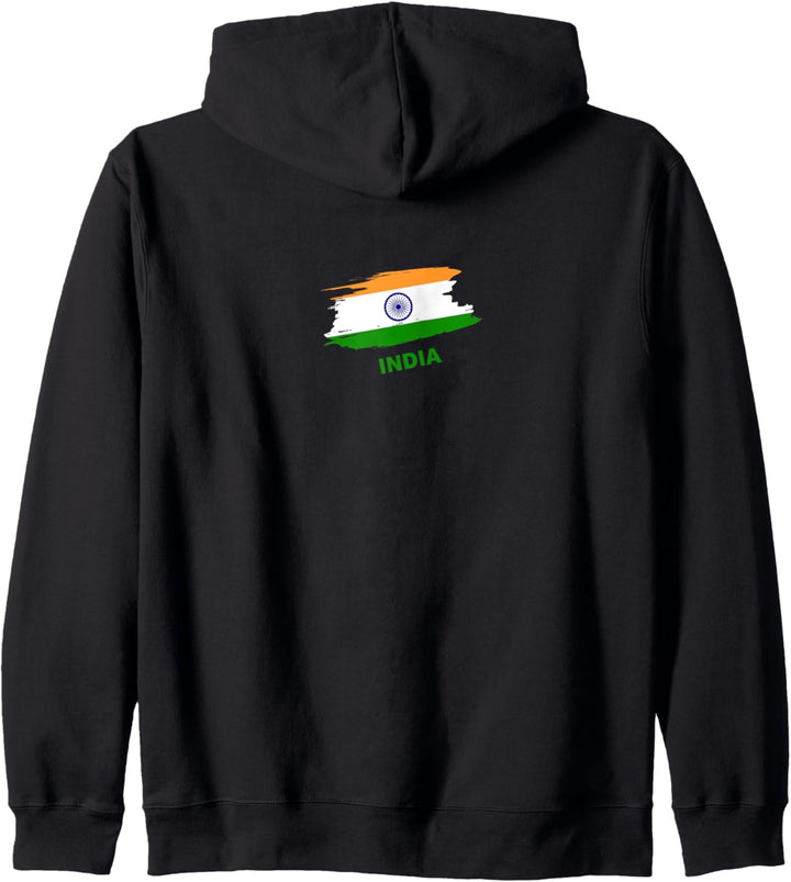 Flagge Indien Kapuzenjacke