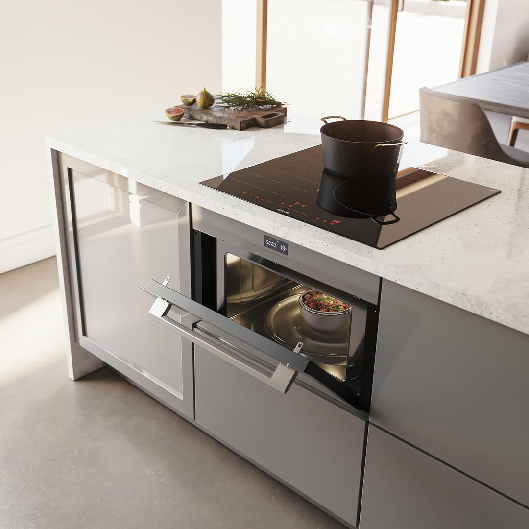 Cecotec Backofen für Mikrowelle, 60 x 45 cm, Bolero Hexa MW703800, Glas, Grau, 1450 W, 34 l Kapazitä