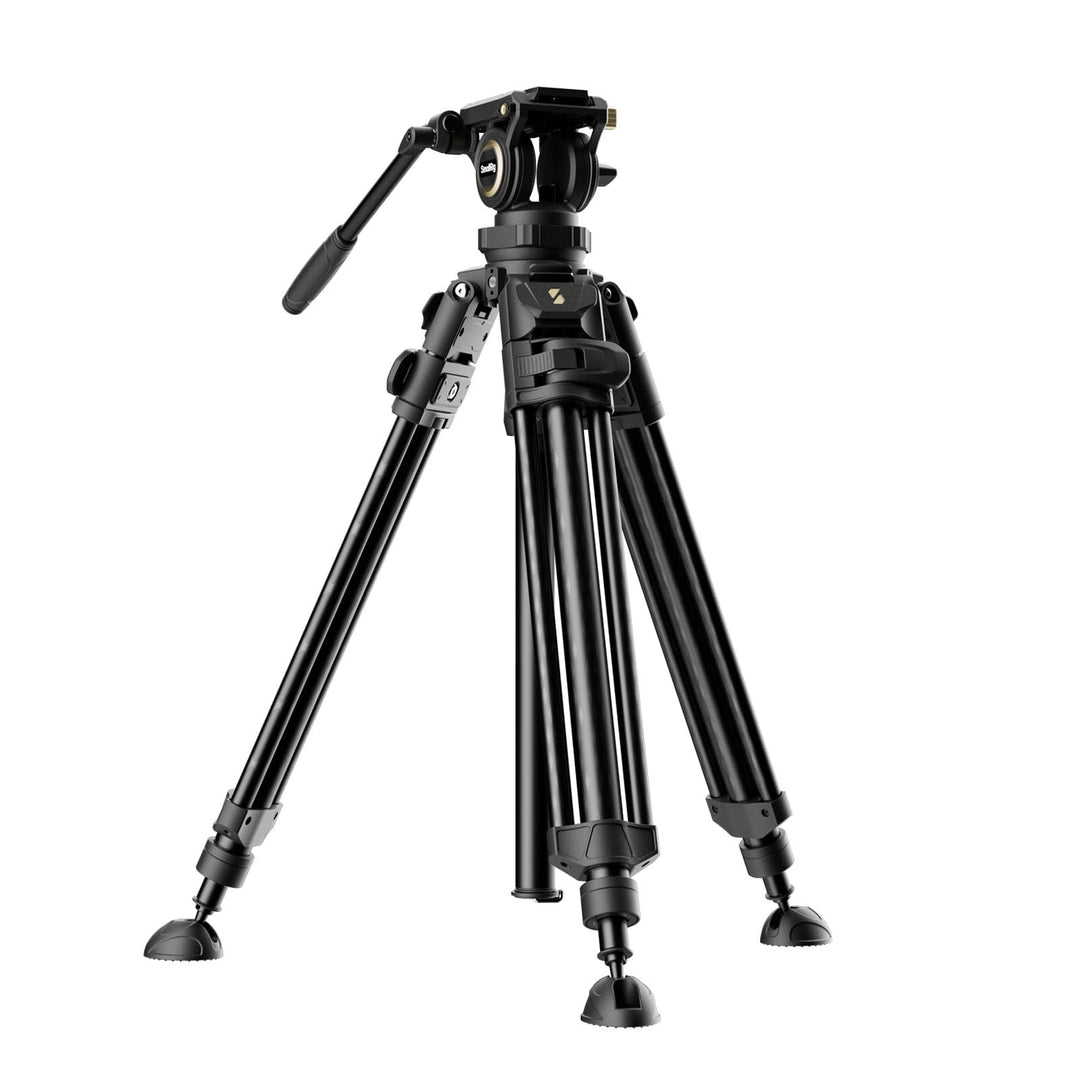 SMALLRIG AD-50Pro Heavy Duty Videostativ, Kohlefaser Stativ mit FreeSpeed One-Step Höhenverstellung,
