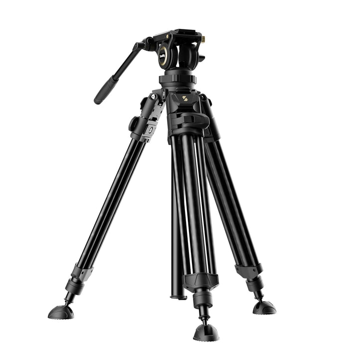 SMALLRIG AD-50Pro Heavy Duty Videostativ, Kohlefaser Stativ mit FreeSpeed One-Step Höhenverstellung,