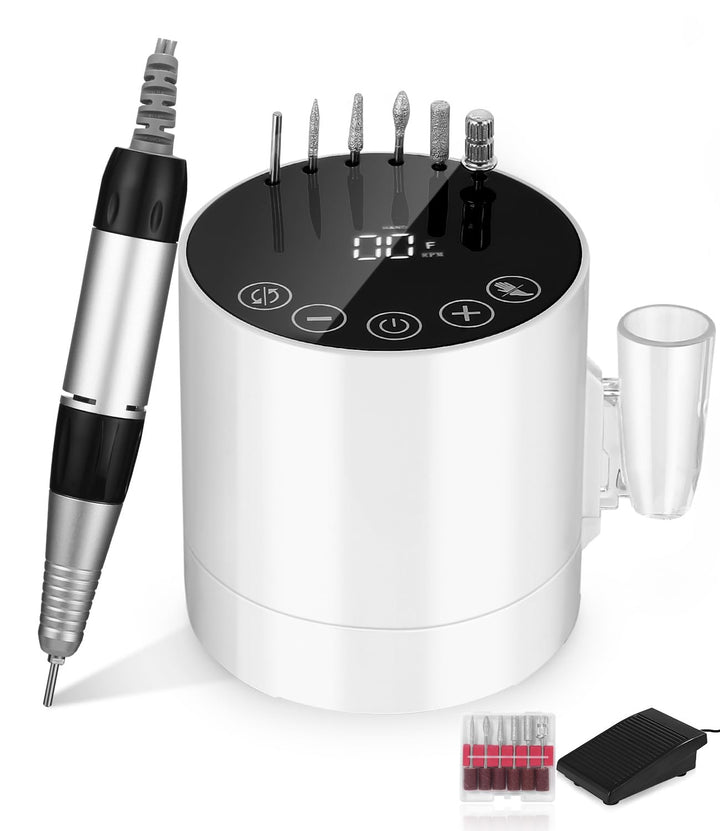 Nagelfräser für Gelnägel, 35000 U/Min, Elektrische Nagelfeile mit Lcd-Display, Fräser für Gelnägel,