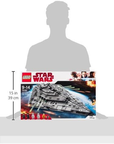 LEGO 75190 Star Wars First Order Star Destroyer, 9 Jahre to 14 Jahre Single, Single