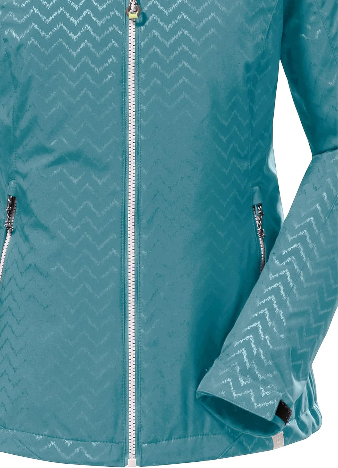 Killtec Damen Kos 176 Wmn Sftshll Jckt Softshelljacke mit abzippbarer Kapuze, aqua