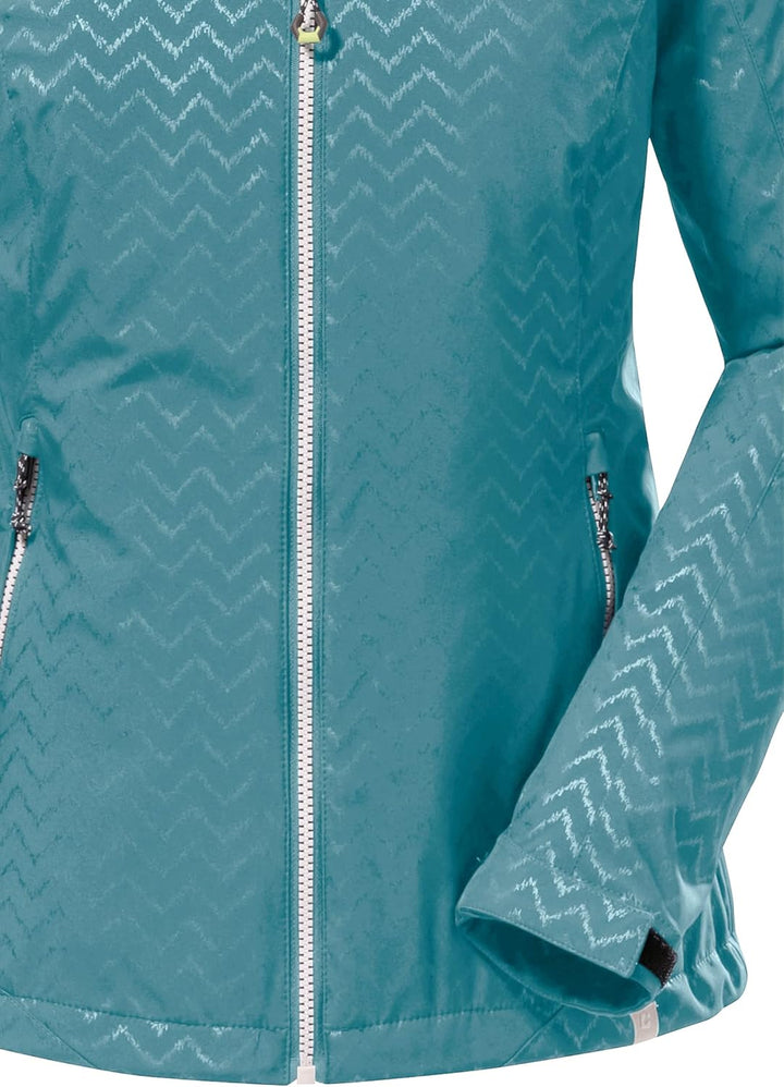 Killtec Damen Kos 176 Wmn Sftshll Jckt Softshelljacke mit abzippbarer Kapuze 38 aqua, 38 aqua