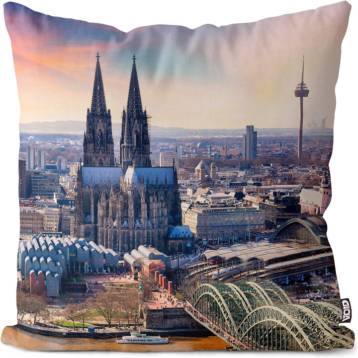 VOID Köln Stadt Dom Kissenbezug Kissenhülle Sofakissen Kissen Deko Outdoor-Kissen Dekokissen, Kissen