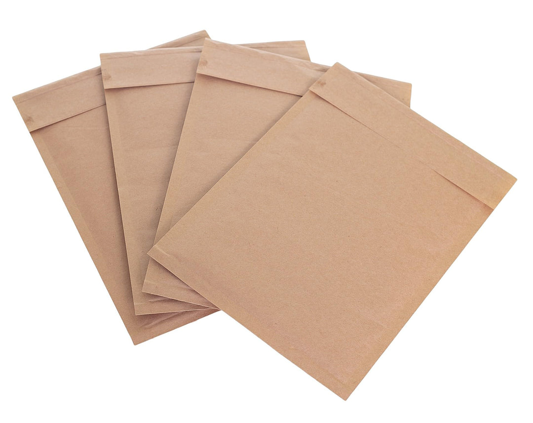 200 Luftpolsterversandtaschen D 4/ D/14, 200x275 mm, Gepolstert, Selbstklebend, Umschlag, Braun, Ver