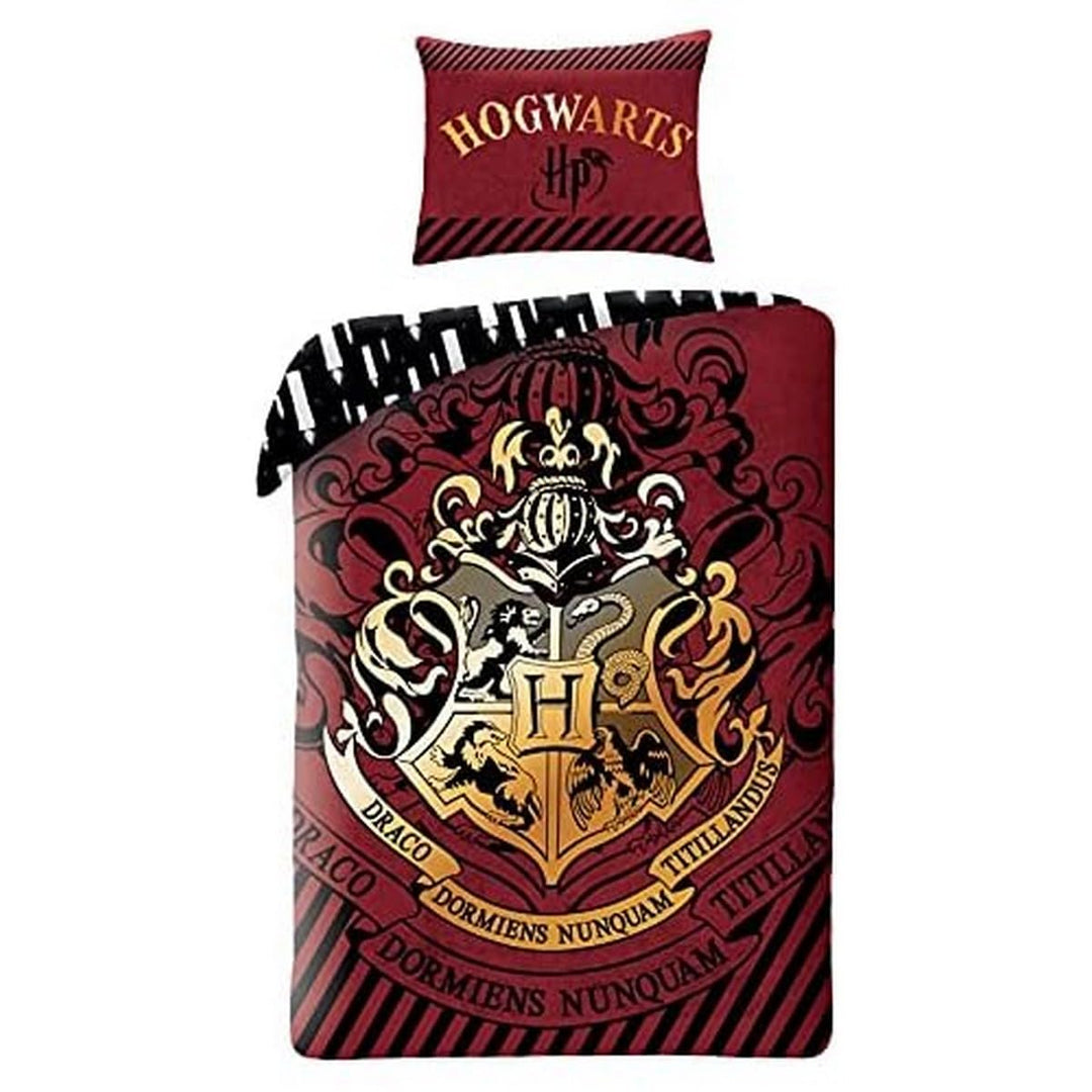 Halantex Harry Potter Bettwäsche-Set, 140x200cm Bettbezug 70x90cm Kissenbezug, 100% Baumwolle, Ron H