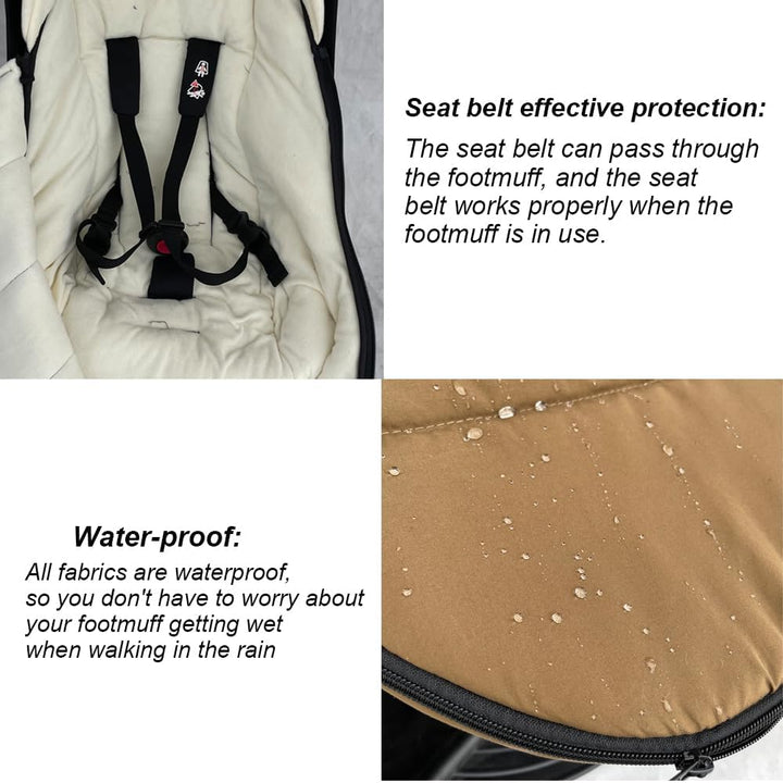Brogtorl Universal Kinderwagen Fusssack, Kinderwagen Zubehör Kompatibel mit Babyzen YOYO Kinderwagen