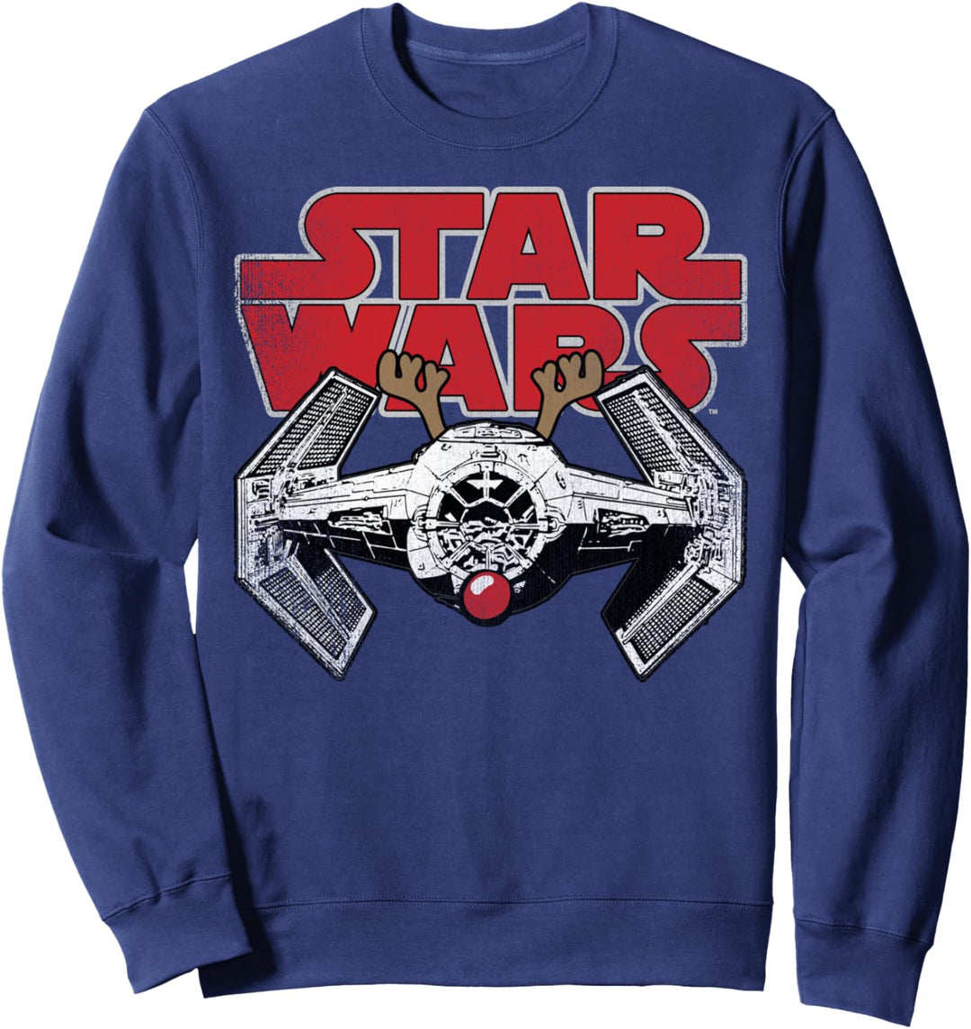 Star Wars TIE Fighter Rudolph Nose Logo Sweatshirt