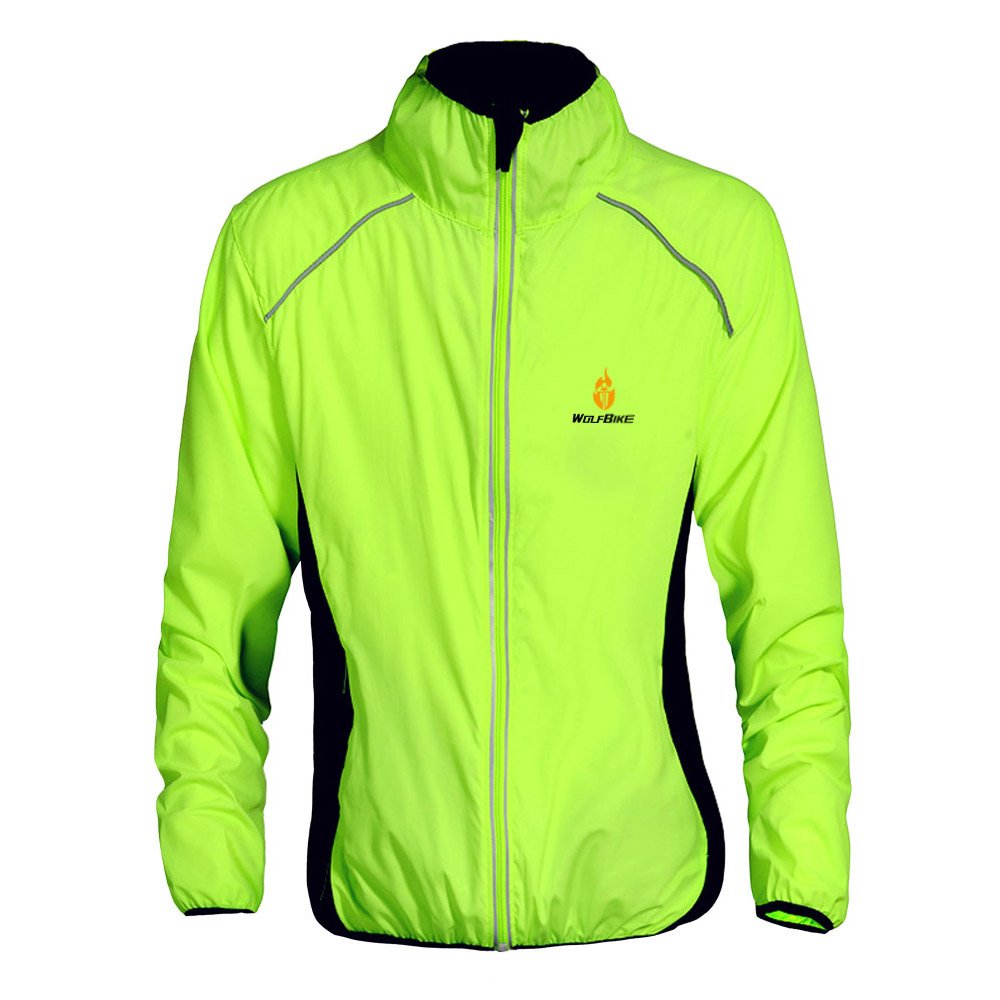 WOSAWE Herren-Fahrradjacke Winddichte wasserdichte MTB Mountainbike Jacket Für Radfahren, Joggen & W