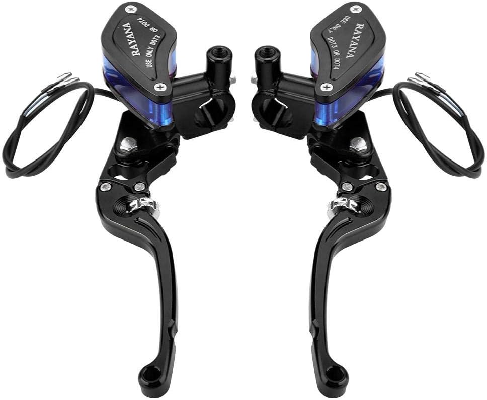 Bremskupplung Bremsgriff Bremshebel, 22mm Hauptbremszylinder Vorratshebel Universal Motorrad CNC Rol