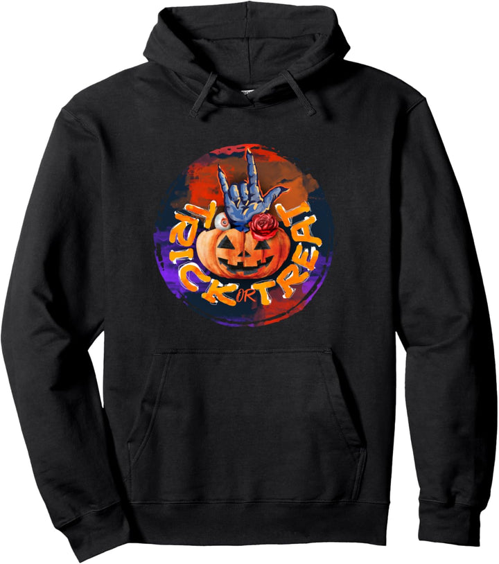 Halloween Zombie Kostüm - Trick or Treat Pullover Hoodie