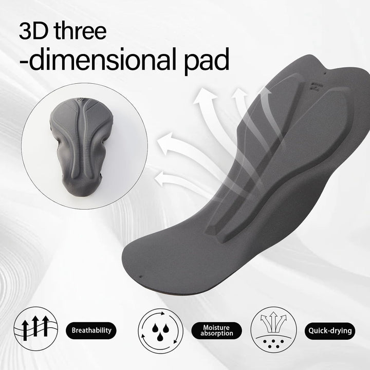 Herren Fahrradhose Kurz Trägerhose Fahrrad mit Sitzpolster Radhose Radlerhose, S