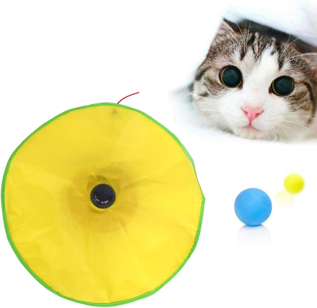 Elektronisches rotierendes Katzenspiel, MIAU Undercover Clawing Mouse Interaktives Training für Katz