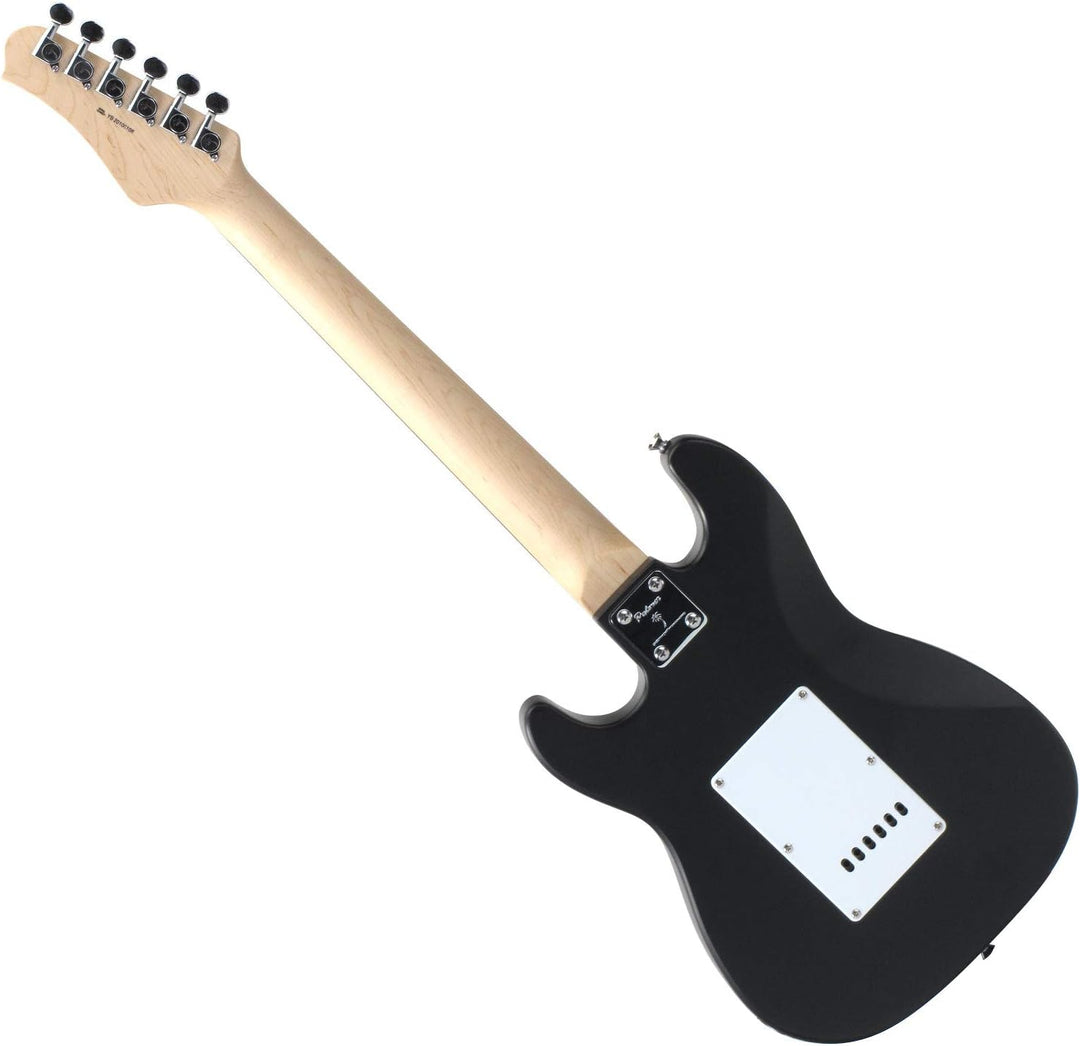 Rocktile Sphere Junior Black 3/4 E-Gitarre (weisses Schlagbrett, 1 Humbucker, 1 Single Coil, 22 Bünd