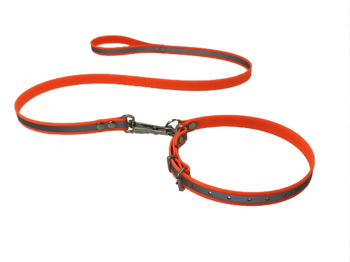 Befreiungsleine Rettungshundeleine aus Wasserfestem TPU Band, Typ 1, 19mm x 120cm, Hals 40-60cm, Ref