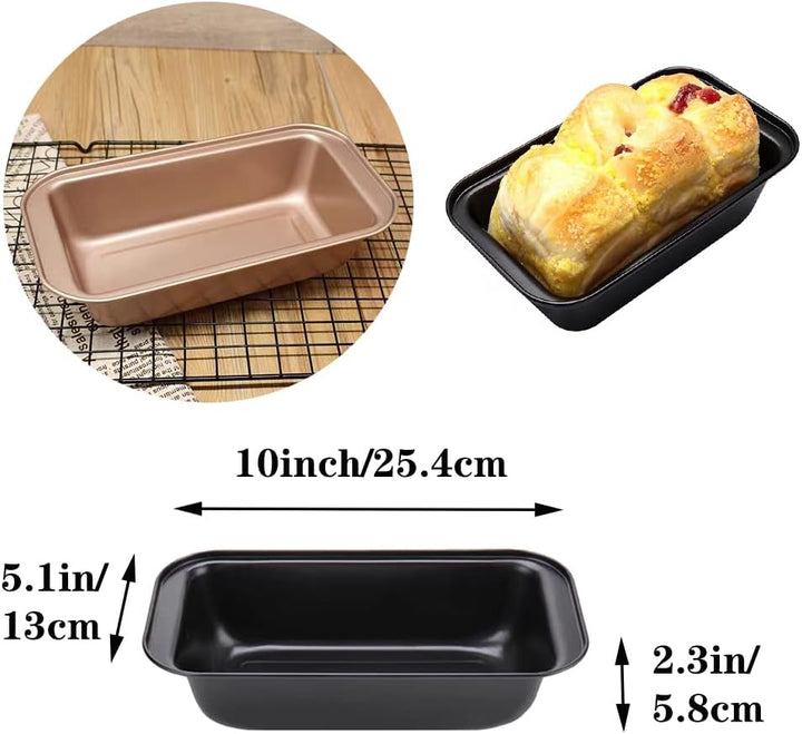 EGEN Bread Pan Loaf Tin for Baking, Non-Stick Carbon Steel Baking Bread Toast Mold Loaf Baking Pan S