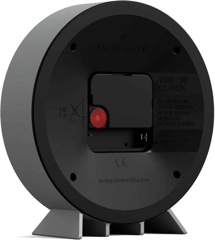 NEWGATE® M Mantel - Silent Sweep Kaminuhr - 'No Tick' - Moderne Kaminuhr - Kleine Uhr - Wohnzimmeruh