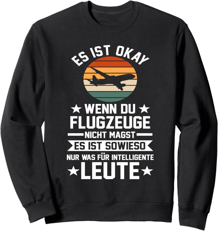 Modellfliegen Flugzeug Pilot Sweatshirt