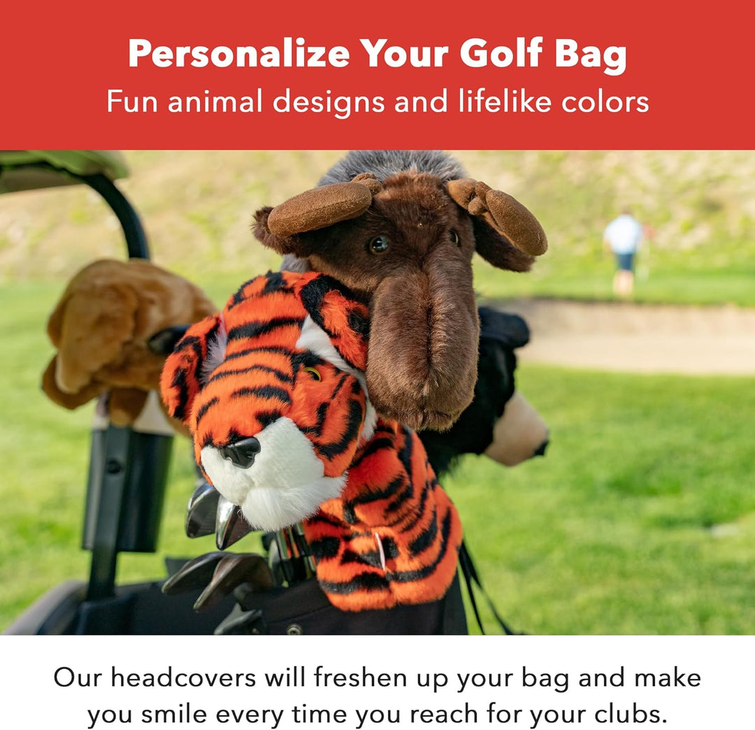 Daphne’s Headcovers Tiger Headcover Funny Golf Club Cover Stylish Protection for Club Driver Headcov