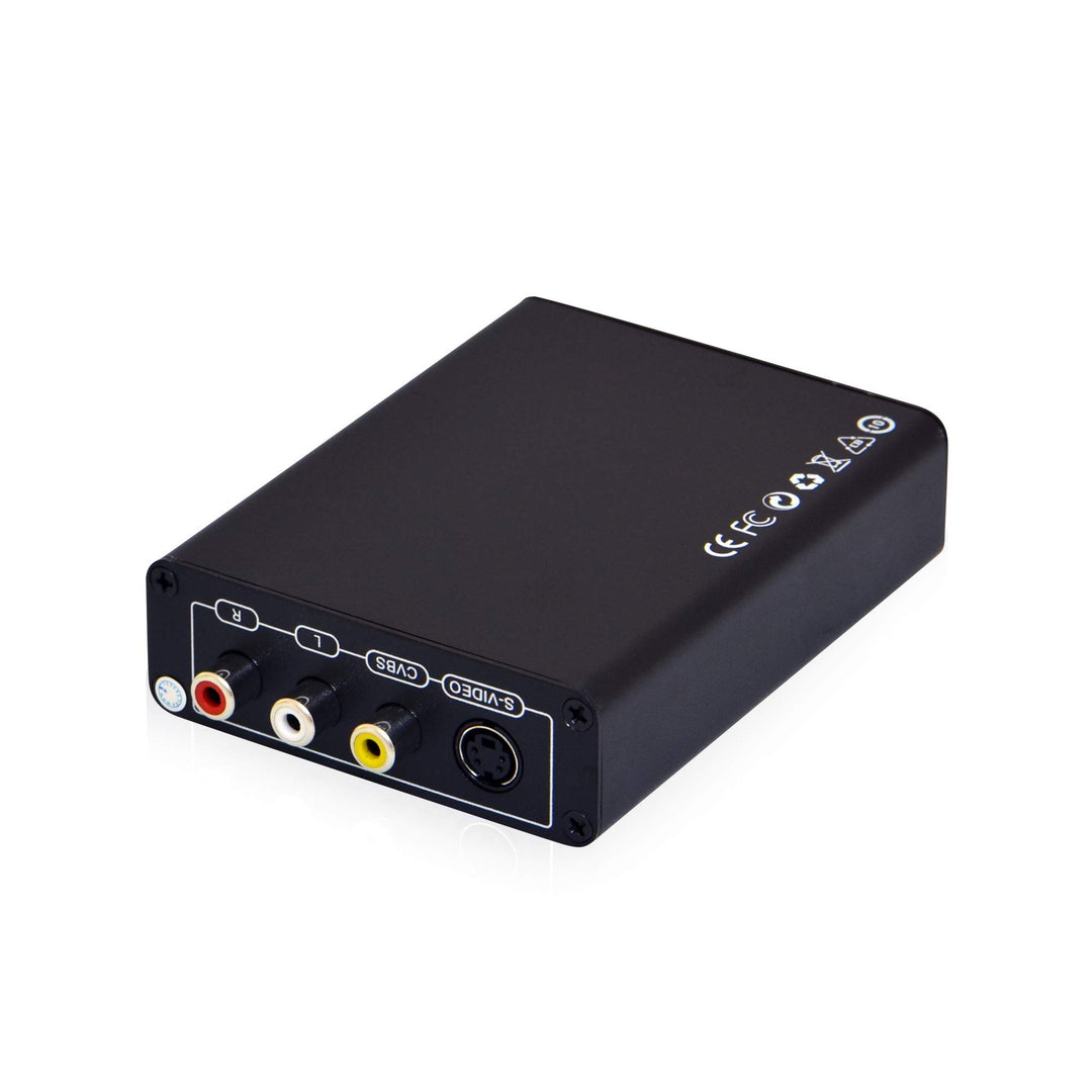 LEICKE Kanaan HDMI zu Composite/S-Video Konverter - HDMI Geräte wie BluRay-Player, PS3, Apple TV an