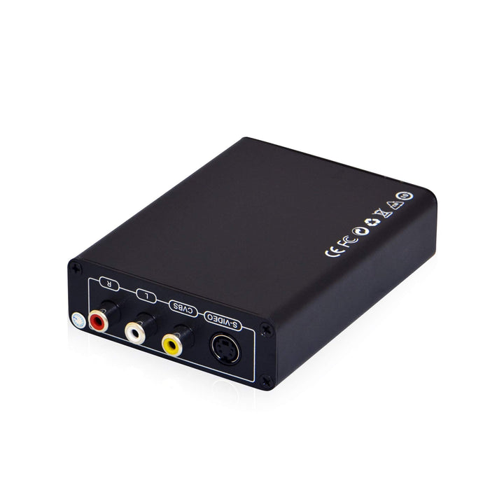 LEICKE Kanaan HDMI zu Composite/S-Video Konverter - HDMI Geräte wie BluRay-Player, PS3, Apple TV an