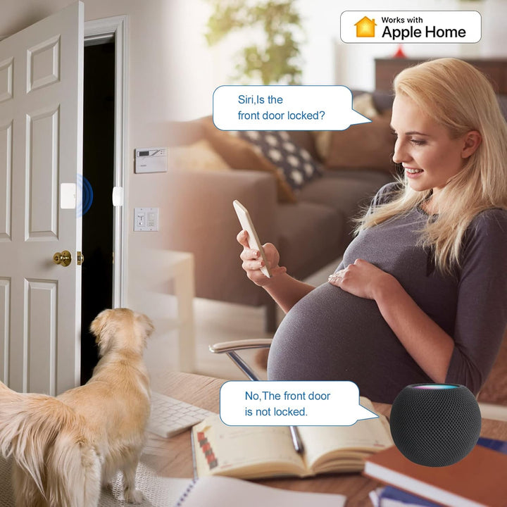 ONVIS Smarter Tür- und Fenstersensor, Door & Window Kontaktsensor für Türen/Fenster, Bluetooth, Thre