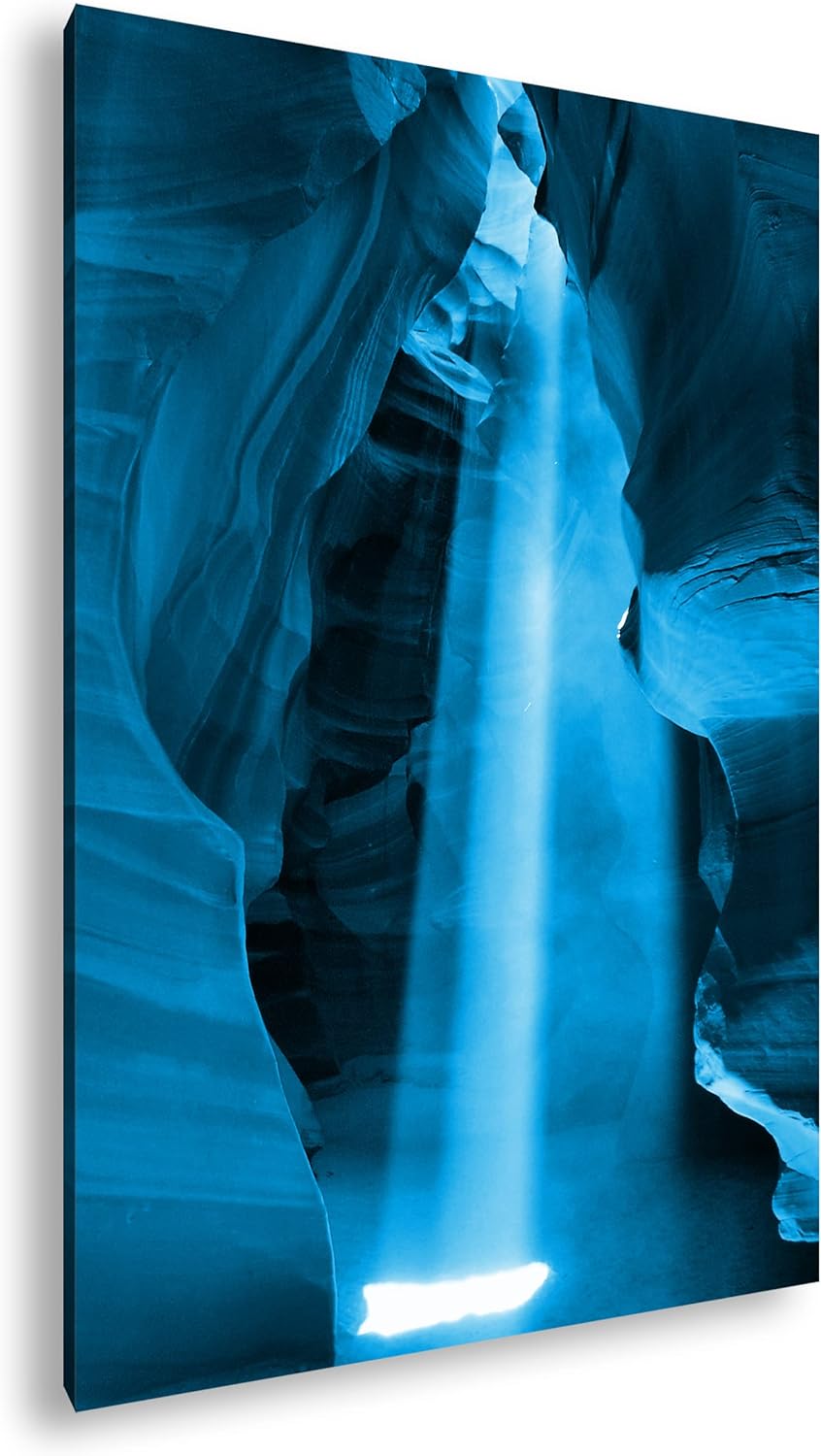 deyoli Höllen im Canyon von Arizona Format: 80x60 Effekt: Monocrome Blau als Leinwand, Motiv fertig