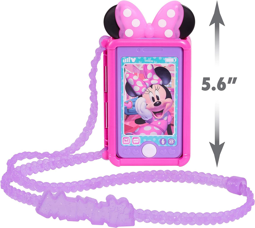 Minnie Mouse 89876 Minnie Chat w/Me, Multi-Color, 20.3cm x 19.1cm x 3.8cm Minnie Mouse Bild Perfekte