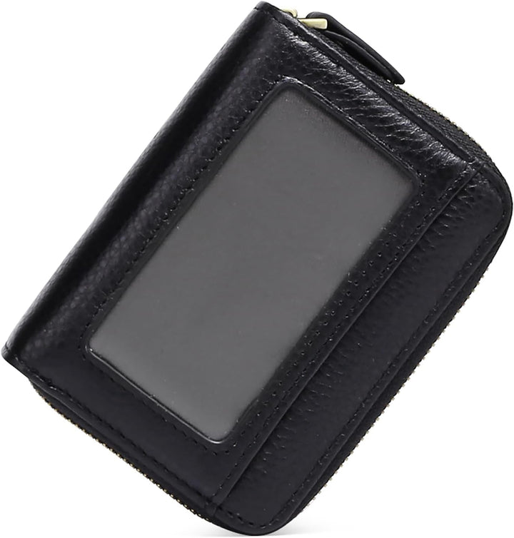 GAEKEAO Damen Geldbörse klein aus Echtes Leder, Geldbeutel für Frauen mit RFID-Schutz, Mini Damen Po