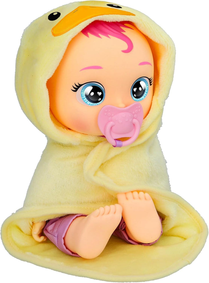 Cry Babies Newborn Bath Time Zoe, Babypuppe Bath Time Zoe -reagiert, wenn sie nass Wird, wasserdicht