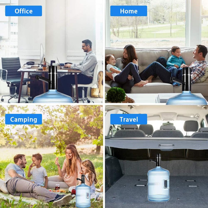 USB Wiederaufladbare Elektrische Flaschenpumpe Dispenser Für Trinkwasser 2-6 Gallonen – Automatische