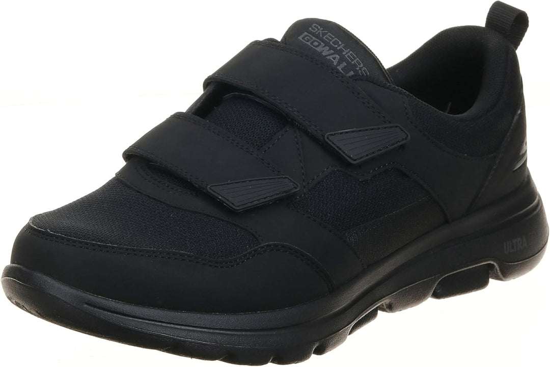 Skechers Herren Gowalk Sportliche Wanderschuhe mit Klettverschluss, Zwei Riemen, Luftgekühlter Schau