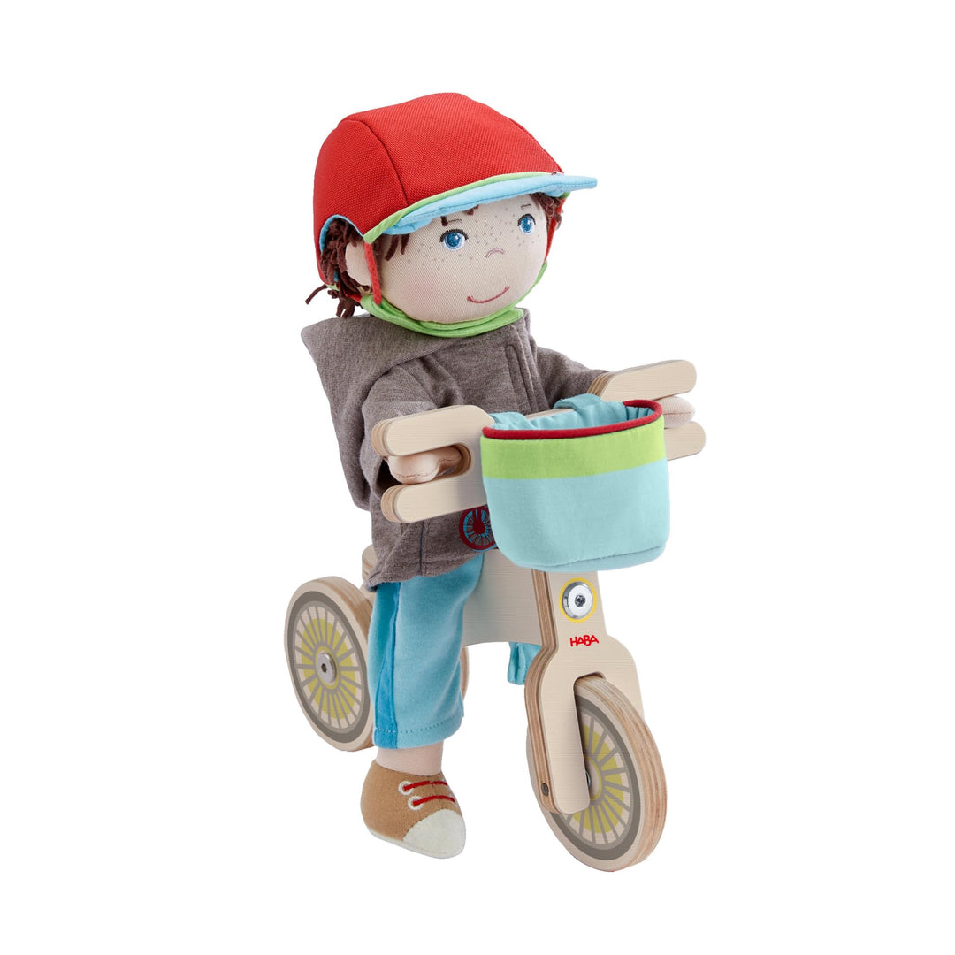 fahrradhelm puppe HABA Laufrad-Set Lian – Holz-Laufrad mit Puppe Lian, Fahrradhelm und F –  techstudio.ch