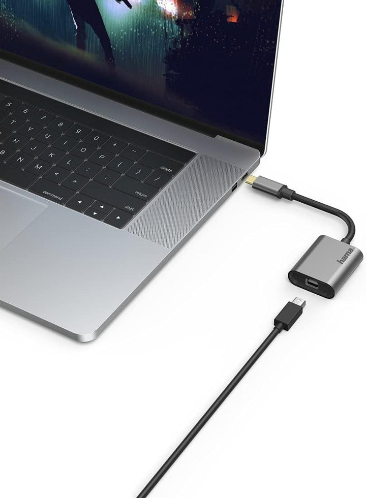 Hama Adapter Set, 6in1 Hub mit USB-C (USB C Adapter mit Mini-DisplayPort, HDMI™, VGA für PC, Noteboo