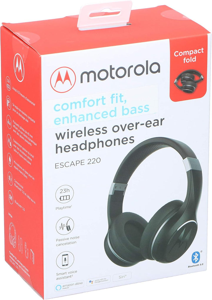 Motorola Sound Motorola Escape 220 | Kabellose Bluetooth Kopfhörer und On-Ear Headset | Faltbarer |