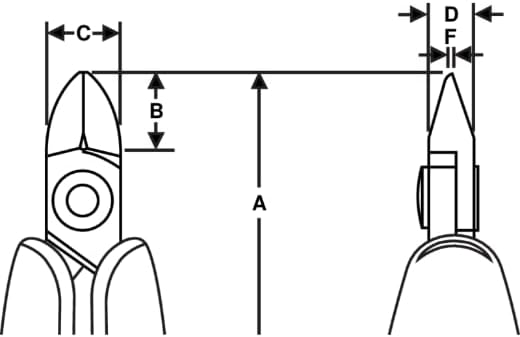 Lindström-Alicates Corte Diagonal 8131