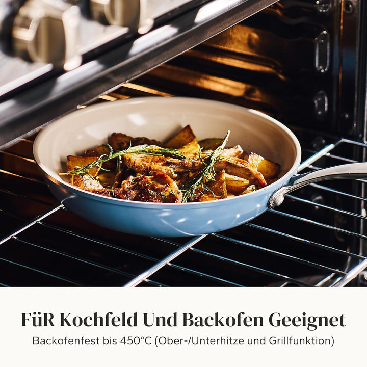 Redchef Keramik Pfanne 28cm Induktion, Antihaft Beschichtung Keramikbeschichtung Bratpfannen, Pfanne