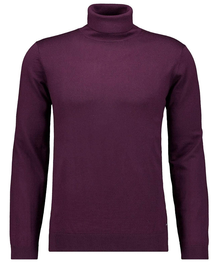 RAGMAN Herren Merino-Pullover Rollkragen 3XL Bordeaux-069, 3XL Bordeaux-069