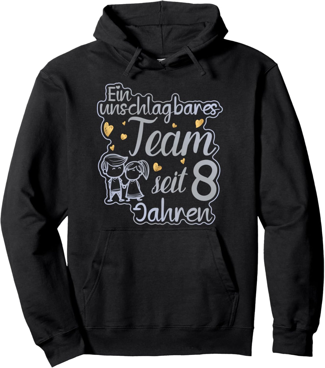8. Hochzeitstag Blechhochzeit Pullover Hoodie