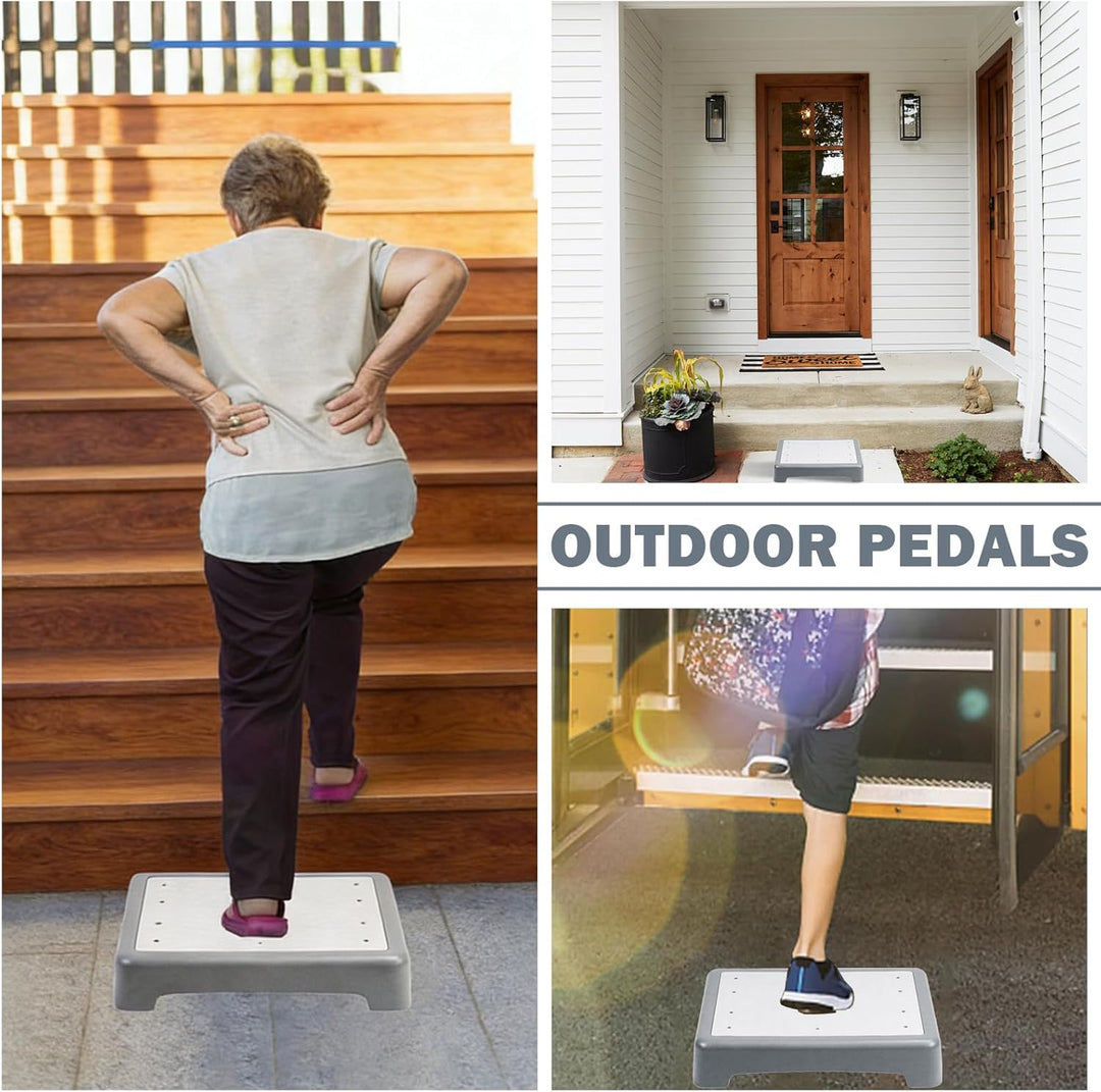Anti-Rutsch Halbstufe, One Step Stool für Senioren, Trittstufe Bis 200 Kg, Einstiegshilfe für Senior