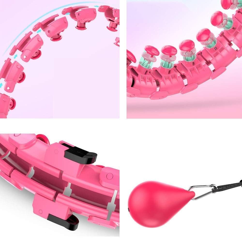 Smart Hula-Hoop-Reifen einstellbar zum Trainieren, Fitness Bauchtrainer Gymnastikreifen - SPINSLIM R
